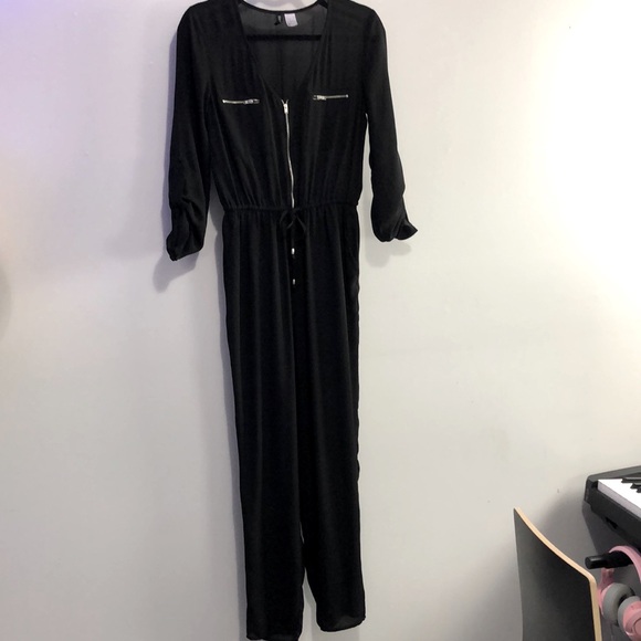 HNM JumpSuit black longsleeve - Picture 2 of 8